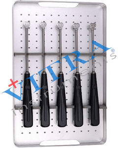 Juego de Instrumentos Manuales de Acero Inoxidable para Caja Cervical Interior - Product Image 2