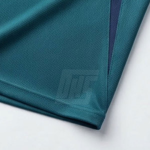 Maillot de sport à col en V pour hommes, chemise athlétique à manches courtes, séchage rapide, vêtements d'équipe performants pour l'entraînement au basketball et au football - Product Image 4