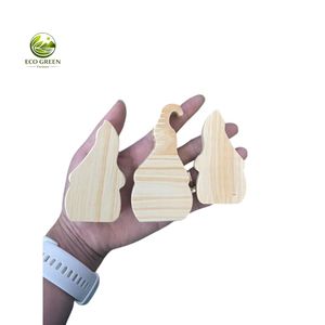 Handmade Wooden Christmas Tree Paint Kit for Kids DIY Coloring Blank Wood Craft Christmas <b>Table</b> Decoration - Product Image 1