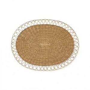 Rattan Wicker Placemat Natural Handcrafted Table Mat Eco Friendly Home Dining Decor Manufacturer In Vietnam - Product Image 5