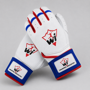 Guantes de Bateo de Béisbol Personalizados, Guantes de Entrenamiento de Alto Rendimiento con Palma de Cuero Genuino Transpirable para Adultos - Product Image 3