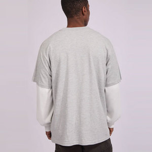 Regular Fit Casual Fashion T-Shirt Plus Size Wholesale Heavyweight 250 Gsm 100% Cotton Material Comfortable <b>Plain</b> Tee Quick Dry - Product Image 5