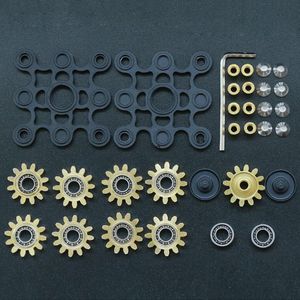 Spinner de Mano de Latón Puro DIY con Engranajes, Juguete Giratorio de Larga Duración para EDC, Concentración, Meditación, Break Bad H - Product Image 2
