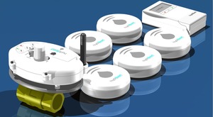 STO ST-WL9 <b>Smart</b> Water Meter Wireless Flow Sensor with LCD Display Leak Detection <b>UK</b> <b>Plug</b> - Product Image 3