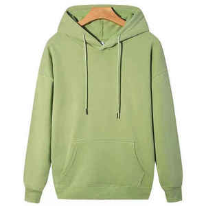 Sudadera con Capucha Personalizada de Felpa de Algodón Grueso, Unisex, Lisa, Oversize, Estilo Urbano, para Hombre - Product Image 2