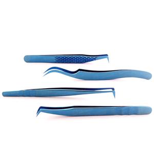 Pince à cils en acier inoxydable pour la beauté et les soins personnels Meilleure qualité avec pointe pointue pour un isolement et un placement parfaits - Product Image 1