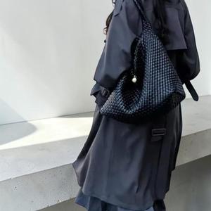 Bolso de Mano de Moda Tejido en PU, Bolso de Hombro de Gran Capacidad con Forro de Poliéster, para el Uso Diario y Viajes de Mujer - Product Image 6