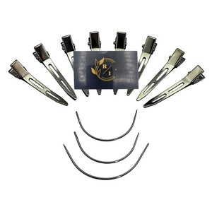 Kit d'extension de cheveux micro-anneaux professionnel personnalisé OEM avec pinces en acier inoxydable de qualité chirurgicale pour usage domestique - Product Image 6