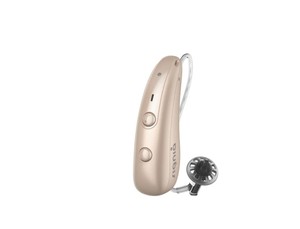 Audífono digital recargable RIC Pure Charge and Go BCT 3IX de 32 canales para personas mayores con gestión de ruido por Bluetooth - Product Image 1