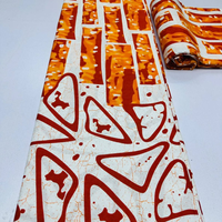 Tissu africain imprimé en wax 100 % coton pour vêtements et artisanat, fournisseur de textiles du Congo, OEM ODM Hitjem Export