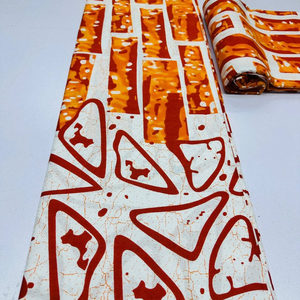 Tela africana estilo Gaborone con estampado de cera Ankara, mezcla de algodón y viscosa para vestidos y prendas de vestir para mujer - Product Image 4