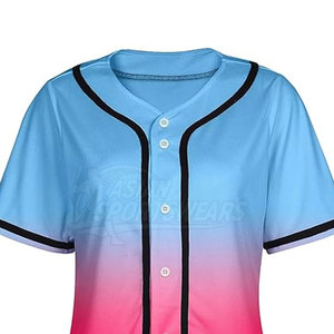 Camiseta de Softbol de Venta Directa de Fábrica con Tallas Flexibles para Exportación Global, Camisetas de Softbol Transpirables - Product Image 3