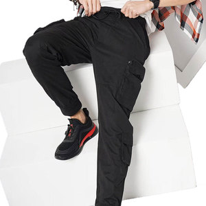 Pantalon cargo et pantalon pour homme en coton de haute qualité, fabrication artisanale de qualité supérieure, style de vie actif, mouvements flexibles, Solid Trader. - Product Image 4