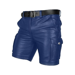 High Quality Premium Party Night Sexy Club Trendy Outfit Stylish Modern Design Mens Disco Leather Shorts <b>Perfect</b> <b>Fit</b> - Product Image 4