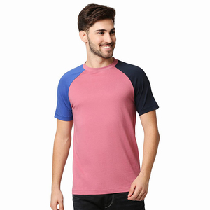T-shirt Raglan de Baseball Personnalisé pour Homme, Manches Courtes, Col Rond, Coupe Classique, Style Décontracté, T-shirt de Sport - Product Image 1