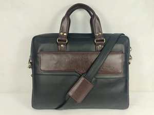 Premium PU Leatherite Laptop <b>Bag</b> with Dual Carry Handles, Front <b>Document</b> Pocket and Adjustable Shoulder Strap - Product Image 1