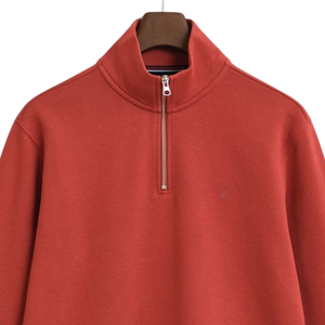 OEM <b>Men's</b> Side Pockets Winter Wear Quarter <b>Zip</b> Sweatshirts Stand Collar Long Sleeve Casual Pullover <b>Top</b> with Digital Printing - Product Image 5