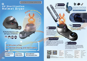 Soporte para el juego de limpiadores UV para cascos con temporizador OEM para mayoristas, máquina secadora de cascos para venta en línea - Product Image 2