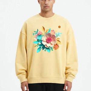 Nouveau sweat-shirt épais pour homme en molleton de coton chaud, col rond, coupe confortable pour les voyages d'hiver et le quotidien - Product Image 1