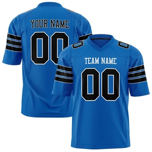 Maillot de football américain de qualité supérieure, léger, personnalisable par sublimation, impression sérigraphique, broderie, usine OEM - Product Image 1