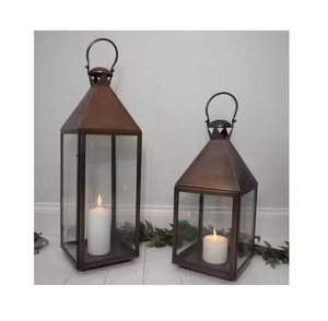 Farol Metálico Premium, Portavelas Vintage para Decoración de Bodas de Lujo, Recepciones, Jardines, Restaurantes, Hoteles y Fiestas - Product Image 6
