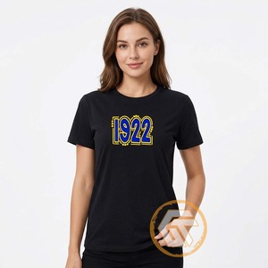 TREASURES GREECS – T-shirt décontracté pour femme, col rond, 100 % coton jersey, manches courtes, avec logo, écologique, séchage rapide, idéal pour l'été - Product Image 4