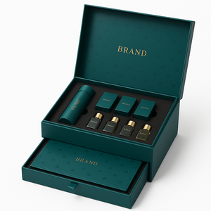 Brand Rigid Drawer Gift <b>Box</b> <b>Set</b> Hot Stamping Logo Paperboard High-End Craft Packaging - Product Image 4