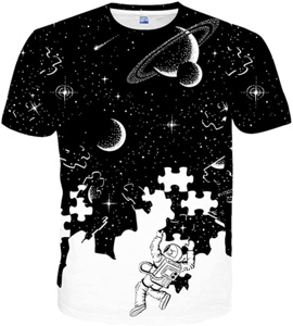 Vente en gros 2025 T-shirt 100% coton imprimé de marque OEM pour hommes surdimensionnés T-shirt pour hommes coupe ample imprimé T-shirt blanc - Product Image 2