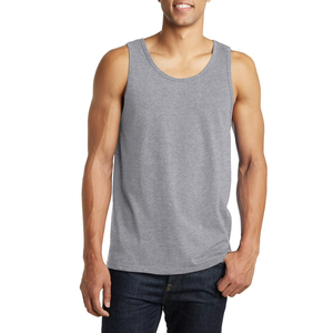 เสื้อกล้ามผู้ชายคุณภาพสูง 100% ผ้าฝ้าย ซึมซับเหงื่อ แห้งเร็ว เหมาะสำหรับออกกำลังกาย วิ่ง เทรนนิ่ง ฟิตเนส - Product Image 1