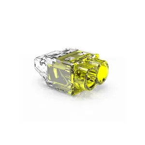 Prime Quality Yellow Double Spring <b>Push</b>-In Wire Connector for Building and <b>Lighting</b> - Product Image 1