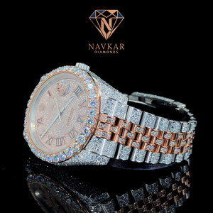 <b>Iced</b> <b>Out</b> Hip Hop Automatic Style Quartz Movement Diamond <b>Watch</b> For Daily Wear Office Wear Export <b>Watch</b> - Product Image 5