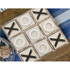 Jeu de Tic Tac Toe en Bois en Gros, Décoration Rustique pour Table Basse, Jouet Éducatif Interactif, Jeu de Table XO Personnalisé Tic Tac Toe - Product Image 1