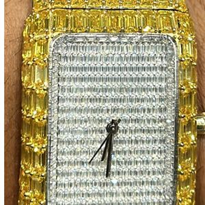 Reloj de Moda con Incrustaciones de Moissanita Cultivada en Laboratorio, Caja de Aleación de 40 mm, Estilo Antiguo para Negocios, Unisex, la Mejor Calidad, Precio al por Mayor - Product Image 6
