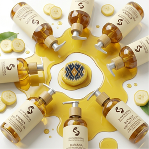 Banana Enriched Body Massage Oil for Premium Personal Care Products, Spa Essentials and Wellness Industry <b>Bulk</b> Requirements - Product Image 3