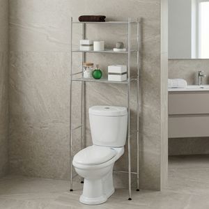 Organizador de Baño, Estante para Inodoro, Ahorrador de Espacio para Inodoro, Fabricante de Artículos para el Hogar MIT, Mejor Precio de Fábrica OEM - Product Image 1
