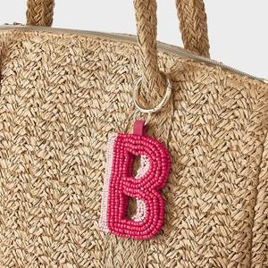 Fashionable Beaded Embroidery Keychain For Gift Creative Seed Beads Handmade Keychain Craft Item - Product Image 4