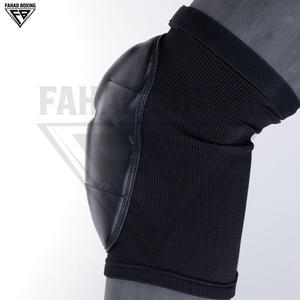 Protège-coudes noirs de haute qualité, nouvelle arrivée, sur mesure, respirants et absorbant les chocs pour l'entraînement MMA et de boxe. - Product Image 6