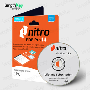 Consegna 24/7 Nitro <span class=keywords><strong>PDF</strong></span> Pro 14 Originale Globale a Vita, Scheda di Licenza <span class=keywords><strong>PDF</strong></span> con Garanzia Completa - Product Image 1