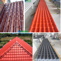 Cubierta de cresta superior Accesorios de techo de PVC Teja anticorrosión Materiales de construcción recubiertos ASA Fabricado en Viet Nam Factory