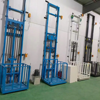 Plateforme élévatrice de fret pour l'intérieur et l'extérieur, élévateur de marchandises hydraulique électrique avec télécommande sans fil