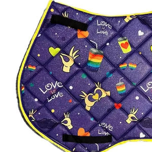 Tapis de selle pour chevaux, pour l'équilibre équestre, haute élasticité et antidérapant, avec trous respirants - Product Image 6