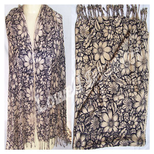 Elegant Viscose Jacquard Pashmina Plain Stole for Women Soft Lightweight Designer Shawl <b>Wrap</b> for All Seasons Perfect Blend - Product Image 3