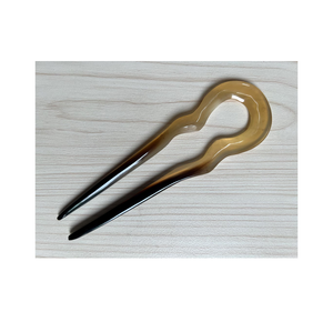 Pince à cheveux en corne de buffle de qualité supérieure, design papillon, pour une nouvelle coiffure quotidienne féminine, look incroyable à prix avantageux - Product Image 4