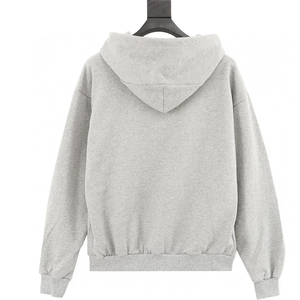 Sudadera con capucha y cremallera para hombre, estilo Gen Z, de algodón y forro polar, chaqueta con cremallera completa, unisex, informal, estilo urbano. - Product Image 2