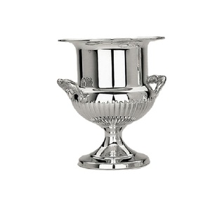 Cubo de Hielo de Metal con Acabado Plateado de Diseño Premium, con Asa, Accesorios para Bar, Cubos de Hielo de Pared Simple, Enfriador de Vino - Product Image 3