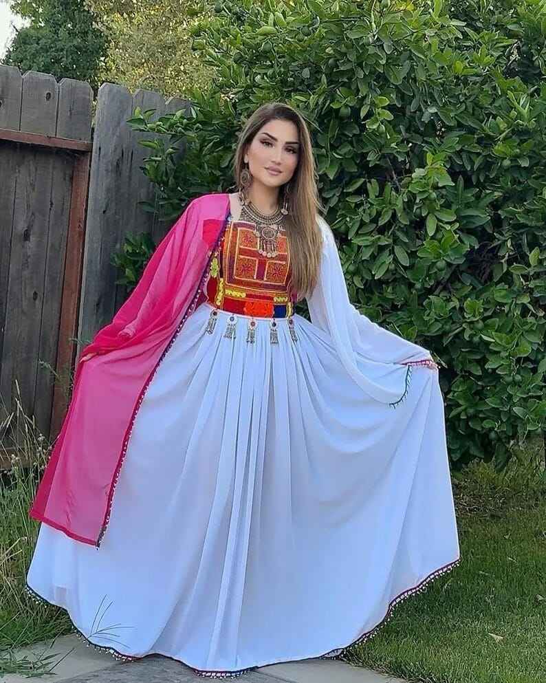 Kurdish Traditional Dress - Floor Length Long Sleeve