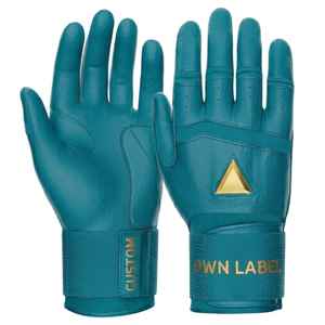 QASWA SPORTS Premium Parrot-Green Baseball Softball Batting Gloves Enhanced <b>Grip</b> <b>Control</b> Cabretta Leather Hook Loop Closure - Product Image 5