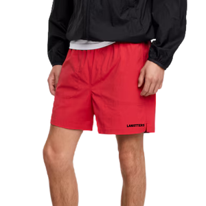 Shorts décontractés pour hommes, taille élastique, poches zippées, coupe décontractée, longueur courte, ourlet ouvert, personnalisables, vente en gros, fabricant OEM, fournisseur de bas de gamme - Product Image 1