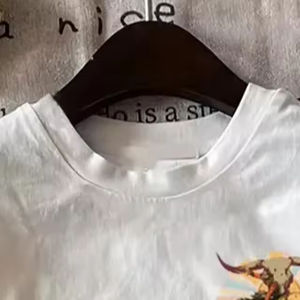 T-shirts pour femmes en coton 100% à prix bas, tendance, design simple, impression personnalisée - Product Image 3