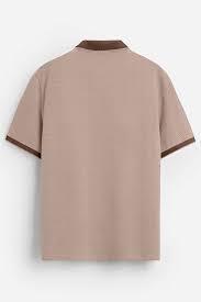 Camiseta Polo para Hombre, Estilo Urbano, Holgada, de Algodón Grueso, con Hombros Caídos, Estilo Hip Hop, Color Sólido, a la Moda, Juvenil - Product Image 3